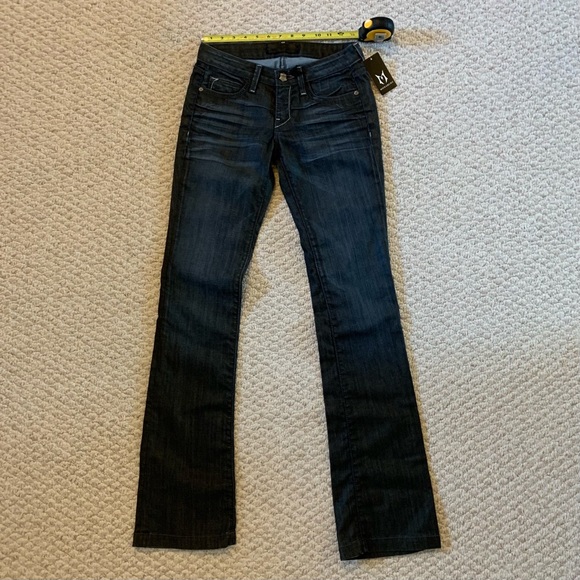NEW Monarchy Dark-Wash Bootcut Jeans - Picture 4 of 12